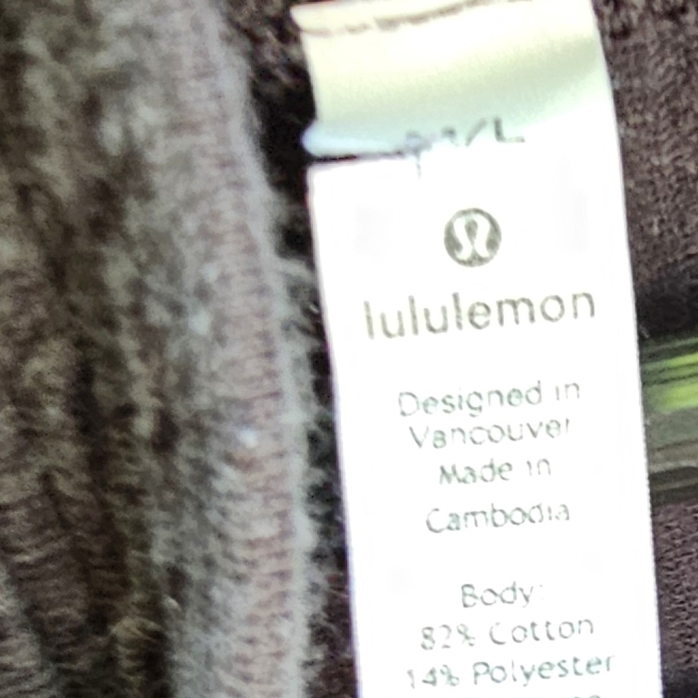 lululemon athletica Charcoal Cowl Neck Sweater M/L - Picture 2 of 3